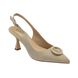 Lotus Slingback Shoes - Nude - ULS459/50 DELFINA KITTEN